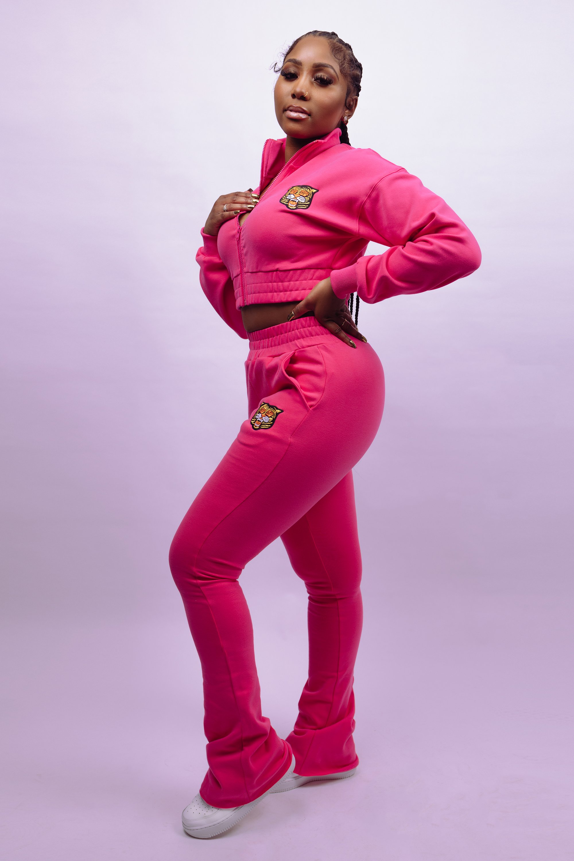 The BLAK Women s Tracksuit in Hot Pink